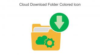 Cloud Download Folder Colored Icon In Powerpoint Pptx Png And Editable Eps Format