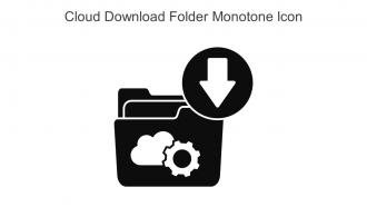Cloud Download Folder Monotone Icon In Powerpoint Pptx Png And Editable Eps Format