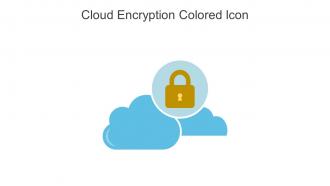 Cloud Encryption Colored Icon In Powerpoint Pptx Png And Editable Eps Format
