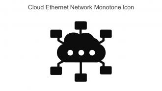 Cloud Ethernet Network Monotone Icon In Powerpoint Pptx Png And Editable Eps Format