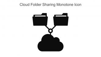 Cloud Folder Sharing Monotone Icon In Powerpoint Pptx Png And Editable Eps Format
