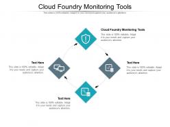 Cloud foundry monitoring tools ppt powerpoint presentation pictures topics cpb
