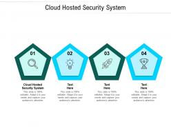 Cloud hosted security system ppt powerpoint presentation summary designs cpb