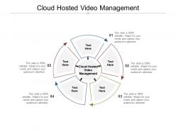 Cloud hosted video management ppt powerpoint presentation slides infographics cpb