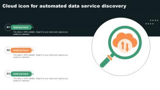 Cloud Icon For Automated Data Service Discovery
