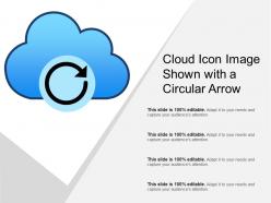 Cloud icon image shown with a circular arrow