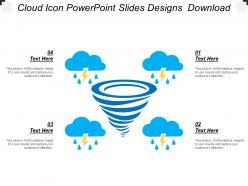 Cloud icon powerpoint slides designs download