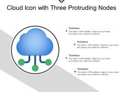 14043817 style technology 1 cloud 3 piece powerpoint presentation diagram infographic slide