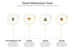 Cloud infrastructure costs ppt powerpoint presentation portfolio graphics download cpb