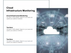 Cloud infrastructure monitoring ppt powerpoint presentation inspiration graphics cpb