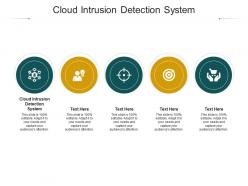 Cloud intrusion detection system ppt powerpoint presentation icon design inspiration cpb