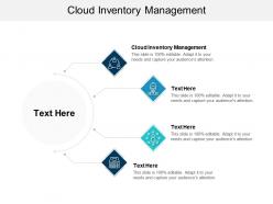 Cloud inventory management ppt powerpoint presentation slides example cpb