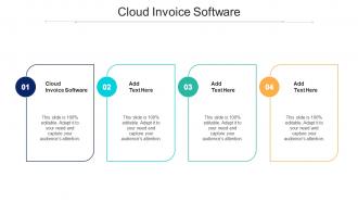 Cloud Invoice Software Ppt Powerpoint Presentation Portfolio Shapes Cpb