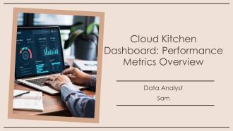Cloud Kitchen Dashboard Performance Metrics Overview PPT Structure AT