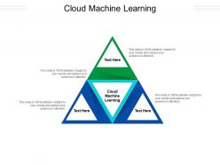 Cloud machine learning ppt powerpoint presentation slides samples cpb