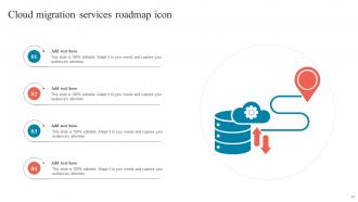 Cloud Migration Roadmap Powerpoint PPT Template Bundles Customizable Colorful