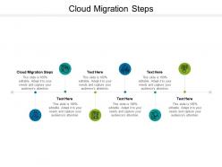 Cloud migration steps ppt powerpoint presentation ideas graphics template cpb