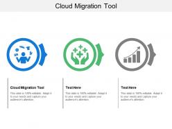 Cloud migration tool ppt powerpoint presentation slides ideas cpb