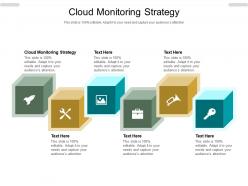Cloud monitoring strategy ppt powerpoint presentation model mockup cpb