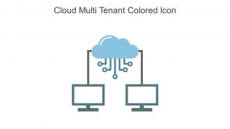 Cloud Multi Tenant Colored Icon In Powerpoint Pptx Png And Editable Eps Format