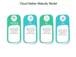 Cloud native maturity model ppt powerpoint presentation file example topics cpb