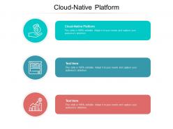 Cloud native platform ppt powerpoint presentation professional graphics cpb