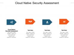 Cloud native security assessment ppt powerpoint presentation summary layout ideas cpb