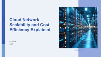 Cloud Network Scalability And Cost Efficiency Explained PPT Presentation AT