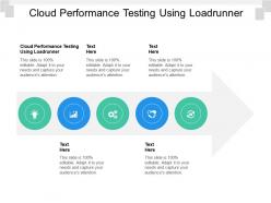 Cloud performance testing using loadrunner ppt powerpoint presentation layouts ideas cpb