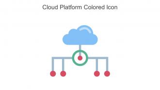Cloud Platform Colored Icon In Powerpoint Pptx Png And Editable Eps Format