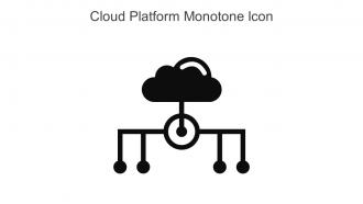 Cloud Platform Monotone Icon In Powerpoint Pptx Png And Editable Eps Format