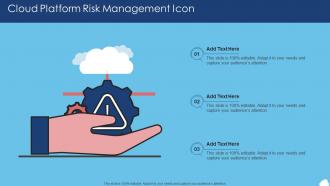 Cloud Platform Risk Management Icon