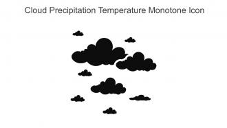 Cloud Precipitation Temperature Monotone Icon In Powerpoint Pptx Png And Editable Eps Format