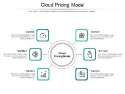 Cloud pricing model ppt powerpoint presentation model outfit cpb