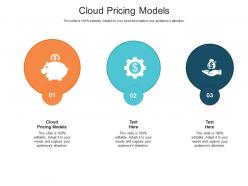 Cloud pricing models ppt powerpoint presentation portfolio grid cpb