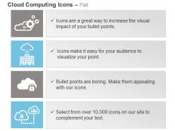Cloud process control with in building connection safety connection ppt icons graphics