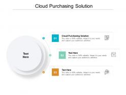 Cloud purchasing solution ppt powerpoint presentation icon aids cpb