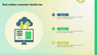 Cloud Readiness Assessment Checklist Icon