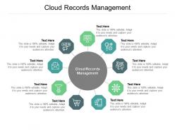 Cloud records management ppt powerpoint presentation inspiration show cpb