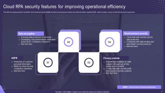 Cloud RPA Powerpoint Ppt Template Bundles Unique Template