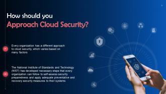 Cloud Security For Cybersecurity Training Ppt Good Content Ready