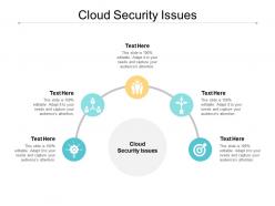 Cloud security issues ppt powerpoint presentation portfolio outfit cpb