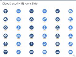Cloud Security IT Icons Slide Ppt Rules