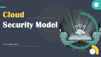 Cloud Security Model Powerpoint Presentation Slides
