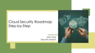 Cloud Security Roadmap Step By Step PPT Sample AT