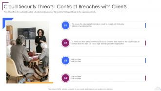 Cloud Security Threats Contract Breaches With Clients Cloud Computing Security