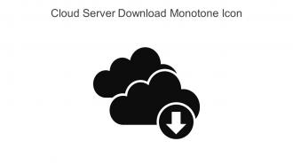 Cloud Server Download Monotone Icon In Powerpoint Pptx Png And Editable Eps Format