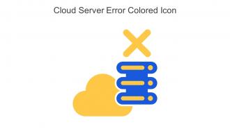 Cloud Server Error Colored Icon In Powerpoint Pptx Png And Editable Eps Format