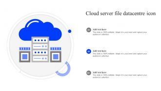 Cloud Server File Datacentre Icon