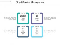 Cloud service management ppt powerpoint presentation summary example introduction cpb